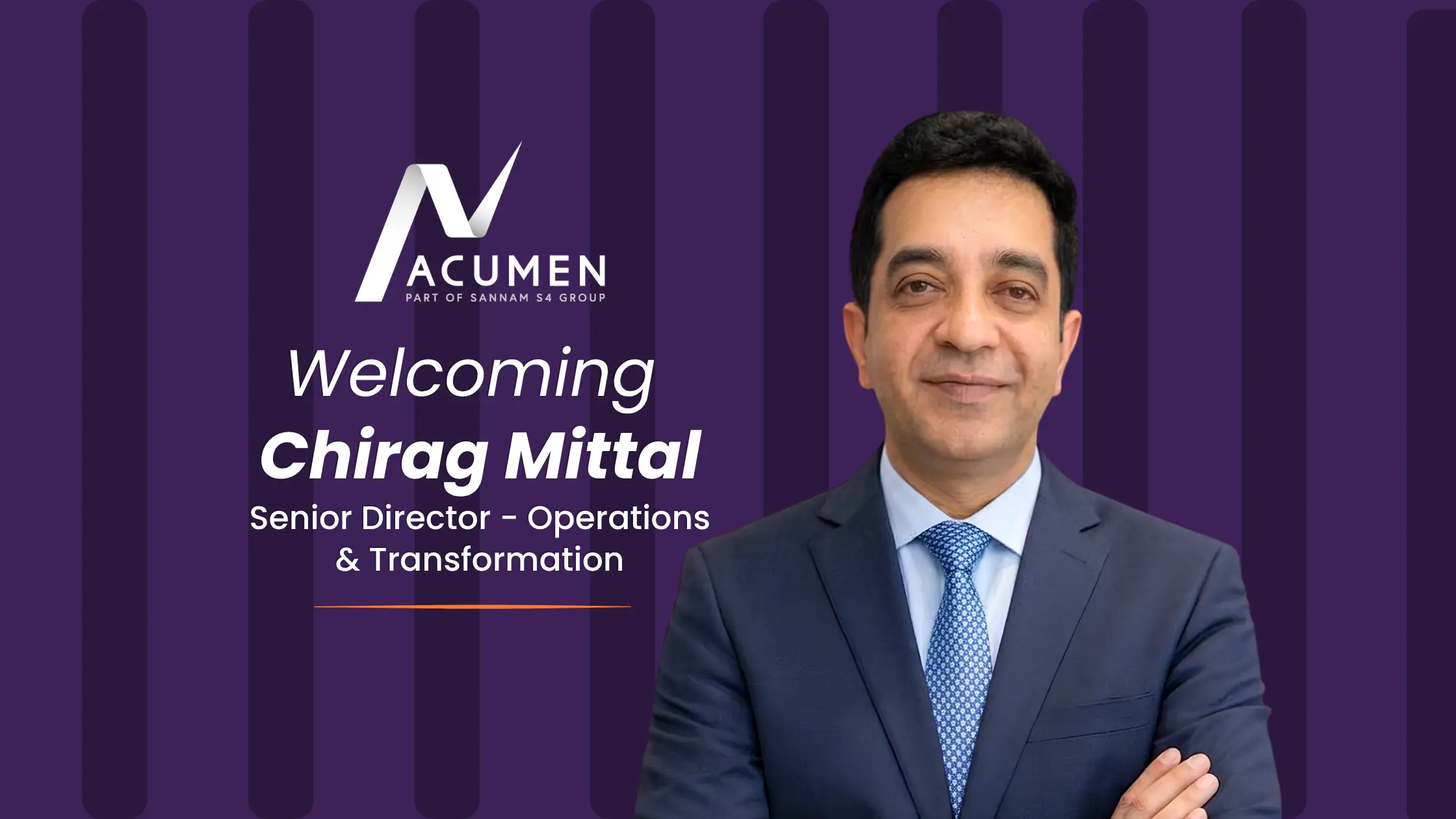 Featured image for “Acumen appoints Chirag Mittal as Senior Director – Operations & Transformation”